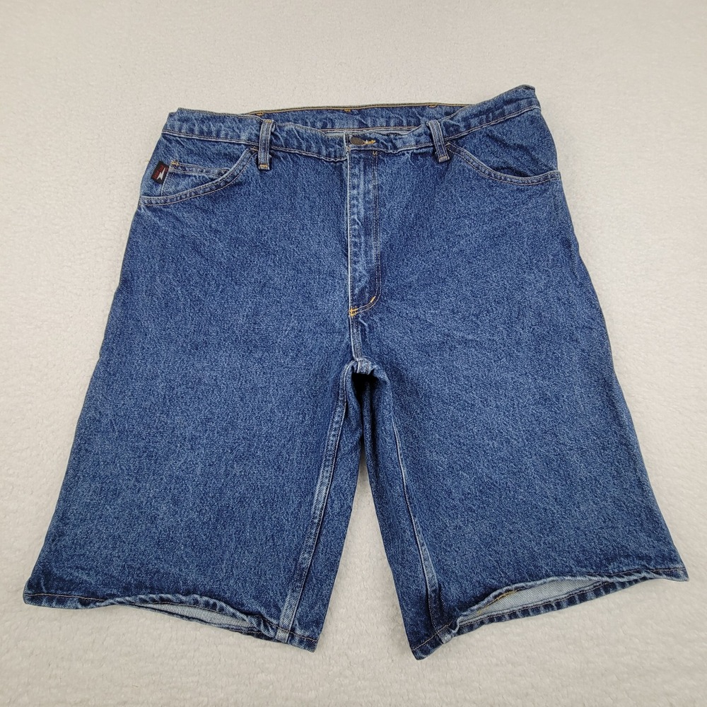 Vintage Union Line Denim Shorts Jorts Mens 38 USA NWT Deadstock Blue Cotton